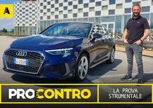 Audi A3 metano, PRO e CONTRO | La pagella e tutti i numeri della prova strumentale