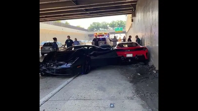 Cosa c'&egrave; di peggio di una Ferrari distrutta? Tre devastate in un colpo solo [Video]