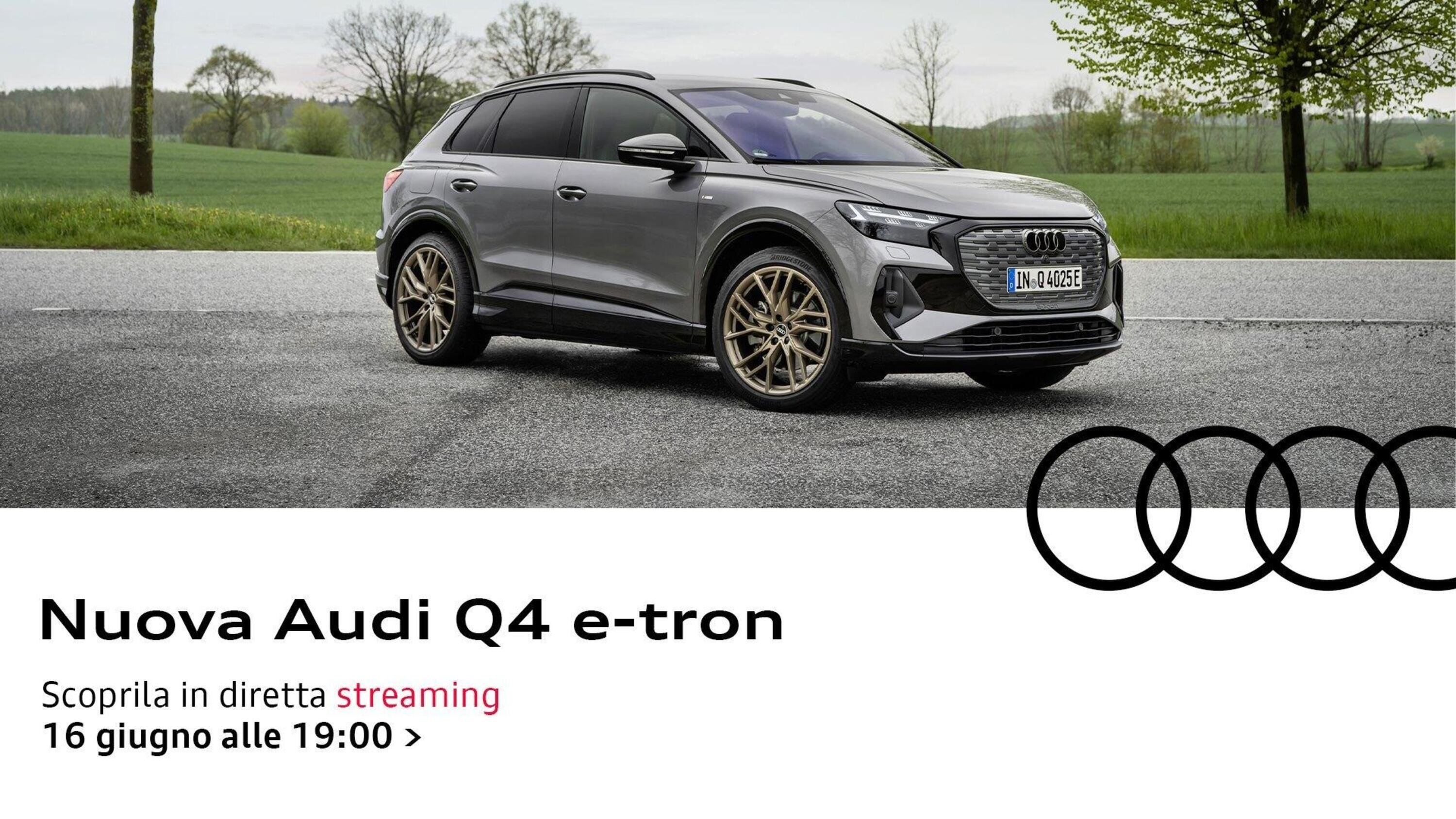 Alla scoperta della nuova Audi Q4 e-tron, Da Sagam: analisi e test drive in diretta con Masterpilot