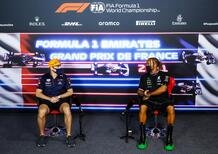 Formula 1, Scontro Verstappen-Hamilton in conferenza stampa sulle gomme Pirelli