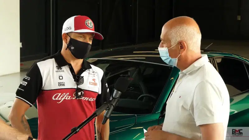 Kimi R&auml;ikk&ouml;nen intervistato dal nostro Paolo Ciccarone per capire la F1 di quest'anno