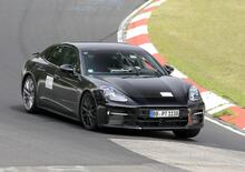 Porsche Panamera restyling, le foto spia al Nürburgring