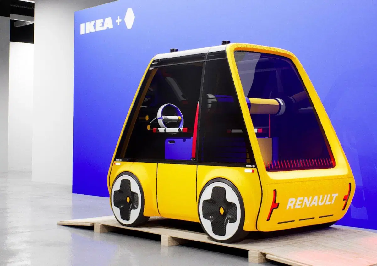 H&ouml;ga, l'auto elettrica di Ikea e Renault che si pu&ograve; montare a casa