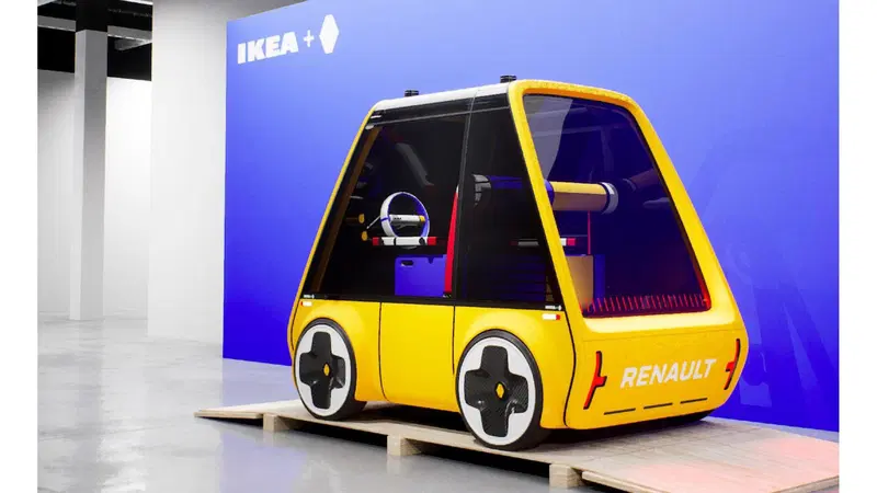 H&ouml;ga, l'auto elettrica di Ikea e Renault che si pu&ograve; montare a casa