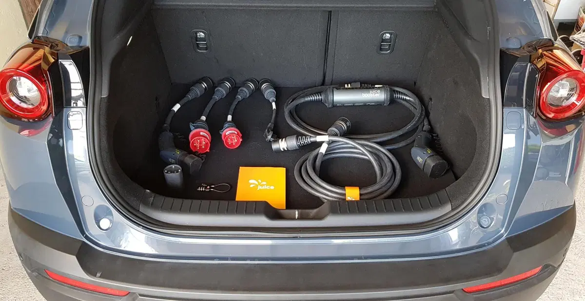 Week Test EV, Elettrocompatibilità provata con Mazda MX-30 e Juice Booster [piaceri e limiti] (13)