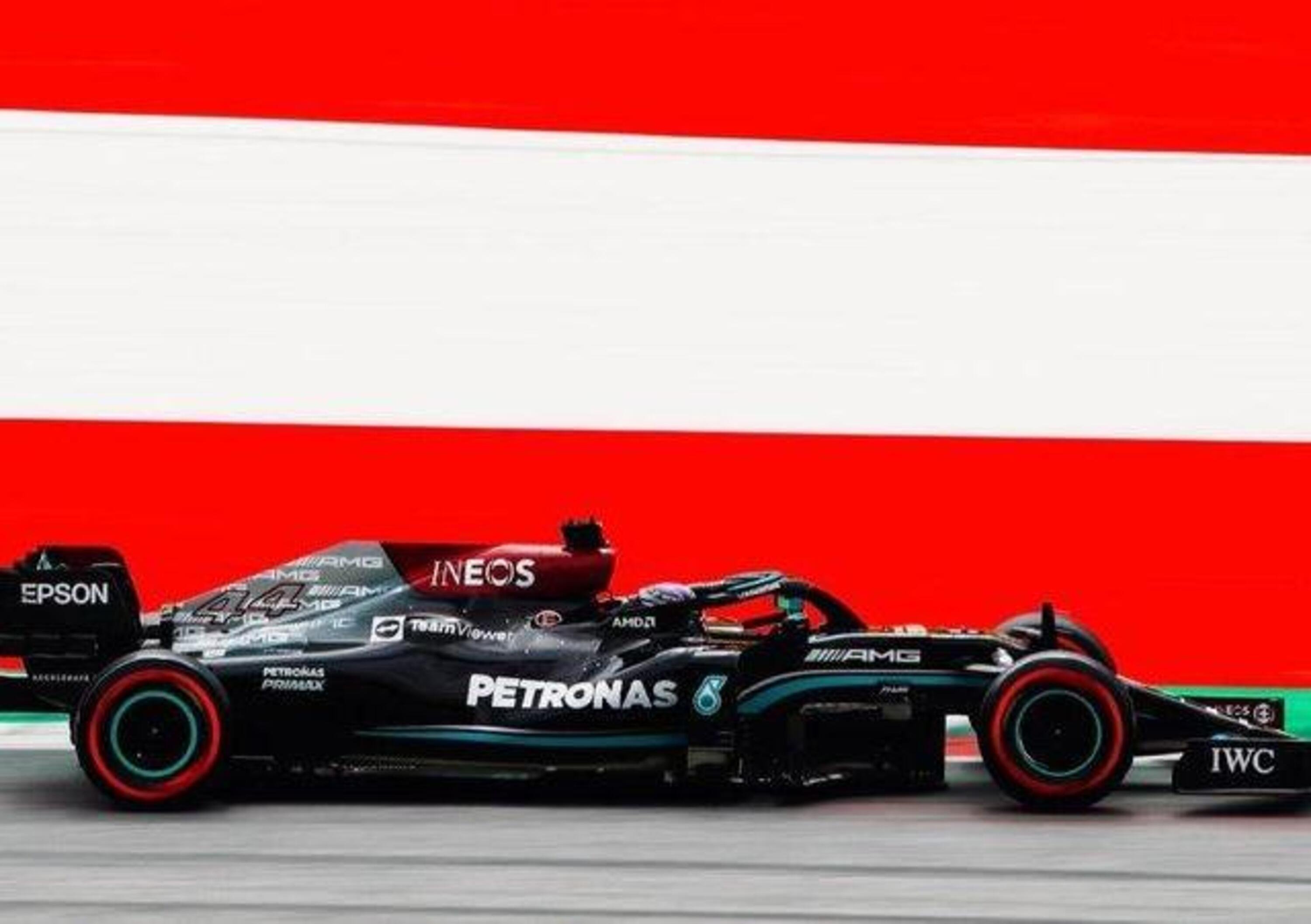 F1, GP Austria 2021, FP2: Hamilton al top