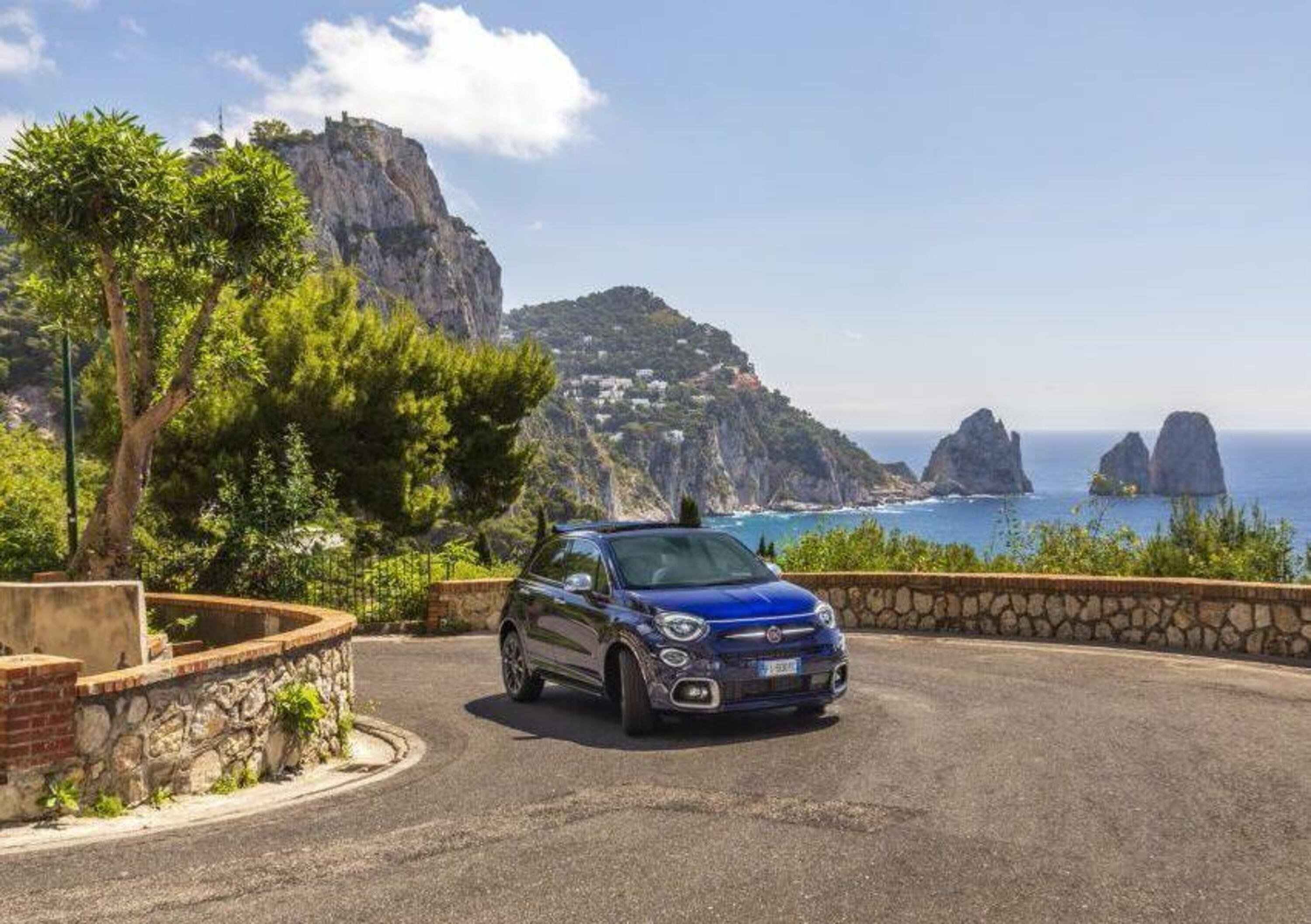 Fiat 500X Yatching, il SUV open air celebra la dolce vita in edizione Yatch Club Capri