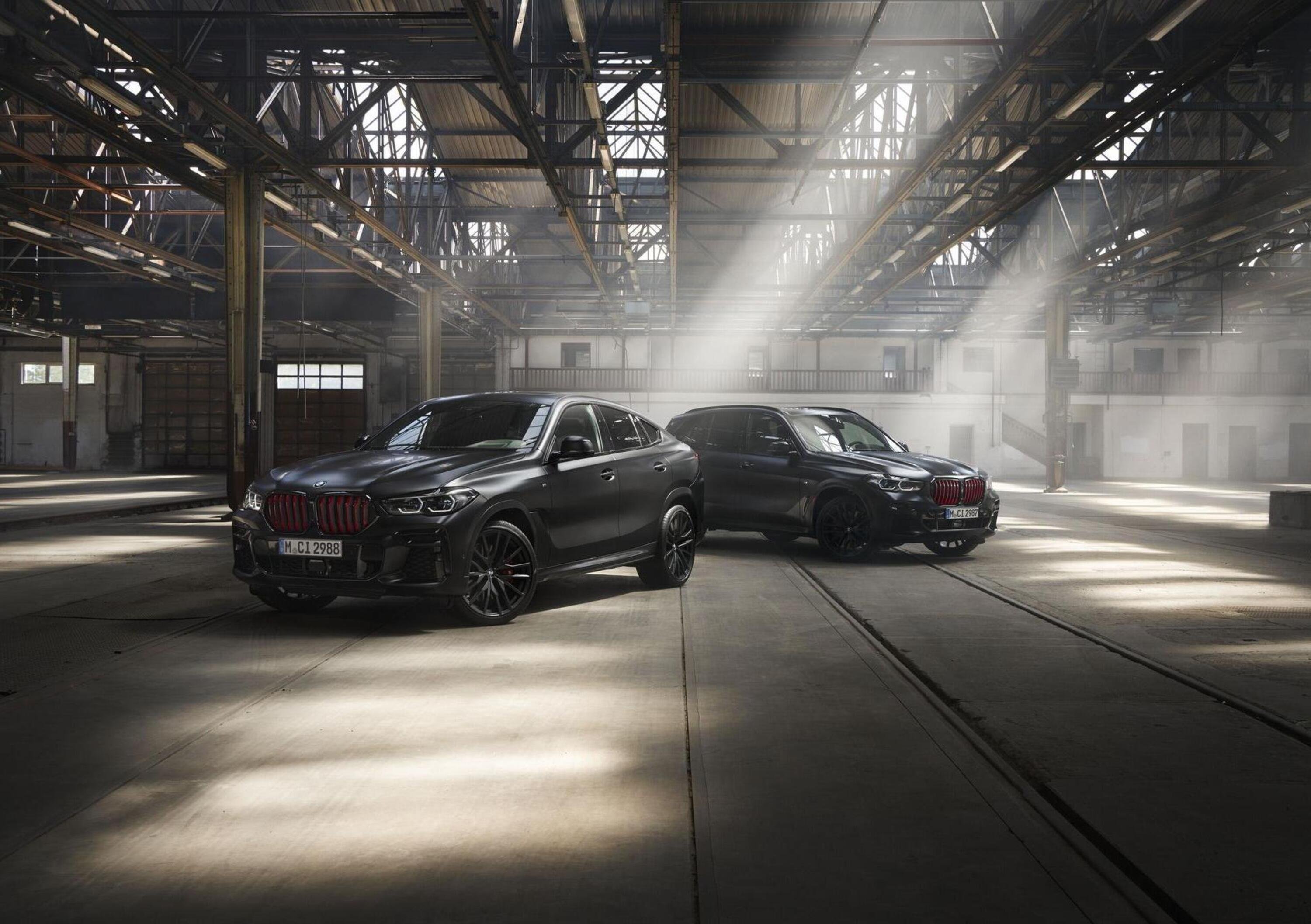 BMW X5, X6 e X7: arrivano le edizioni Black Vermilion e Frozen Black Metallic