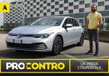 Volkswagen Golf 8, PRO e CONTRO | La pagella e tutti i numeri della prova strumentale