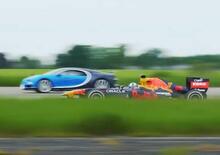 Lo sparo definitivo: Bugatti Chiron contro Red Bull F1 [video drag race]