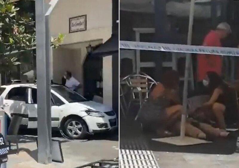 Marbella, auto fra i tavoli di un bar causa 11 feriti. Una donna &egrave; gravissima