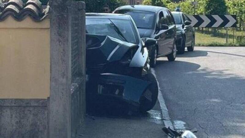 Reggio Emilia: incidente con l&#039;auto rubata. Il mistero dei 5 giovani in fuga
