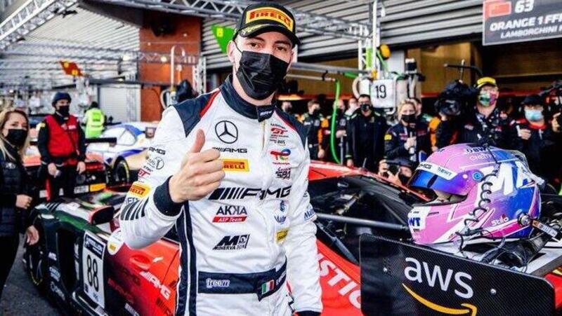 24 ore di Spa: Mercedes in pole con Marciello