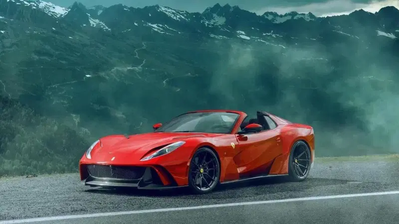 Ferrari 812 GTS N-Largo: ecco centimetri (di larghezza) e sound (del V12) per la Rossa modificata