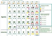 Previsioni traffico e divieti, Viabilità Italia: ecco date e colori per tutto agosto