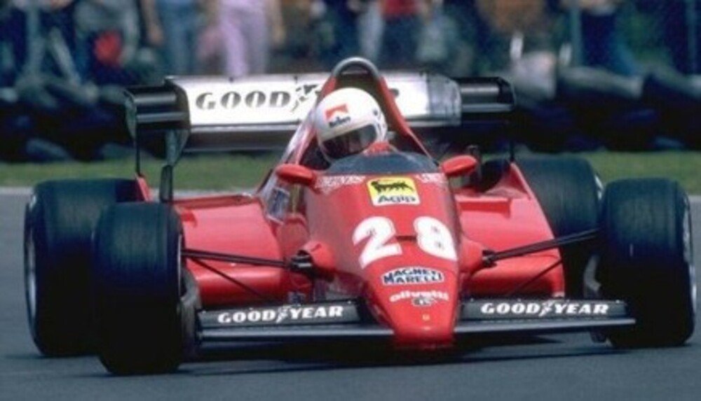 Vittoria Ferrari il 12 giugno 1983 a Montreal, ultima per la 126C2 e prima di Arnoux in rosso