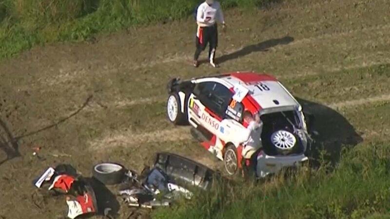 WRC, brutto botto al Rally Ypres 