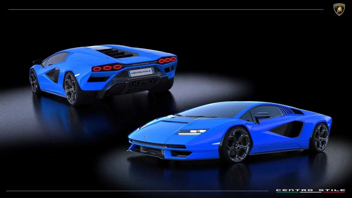 Lamborghini Countach si mostra in tutti i suoi colori