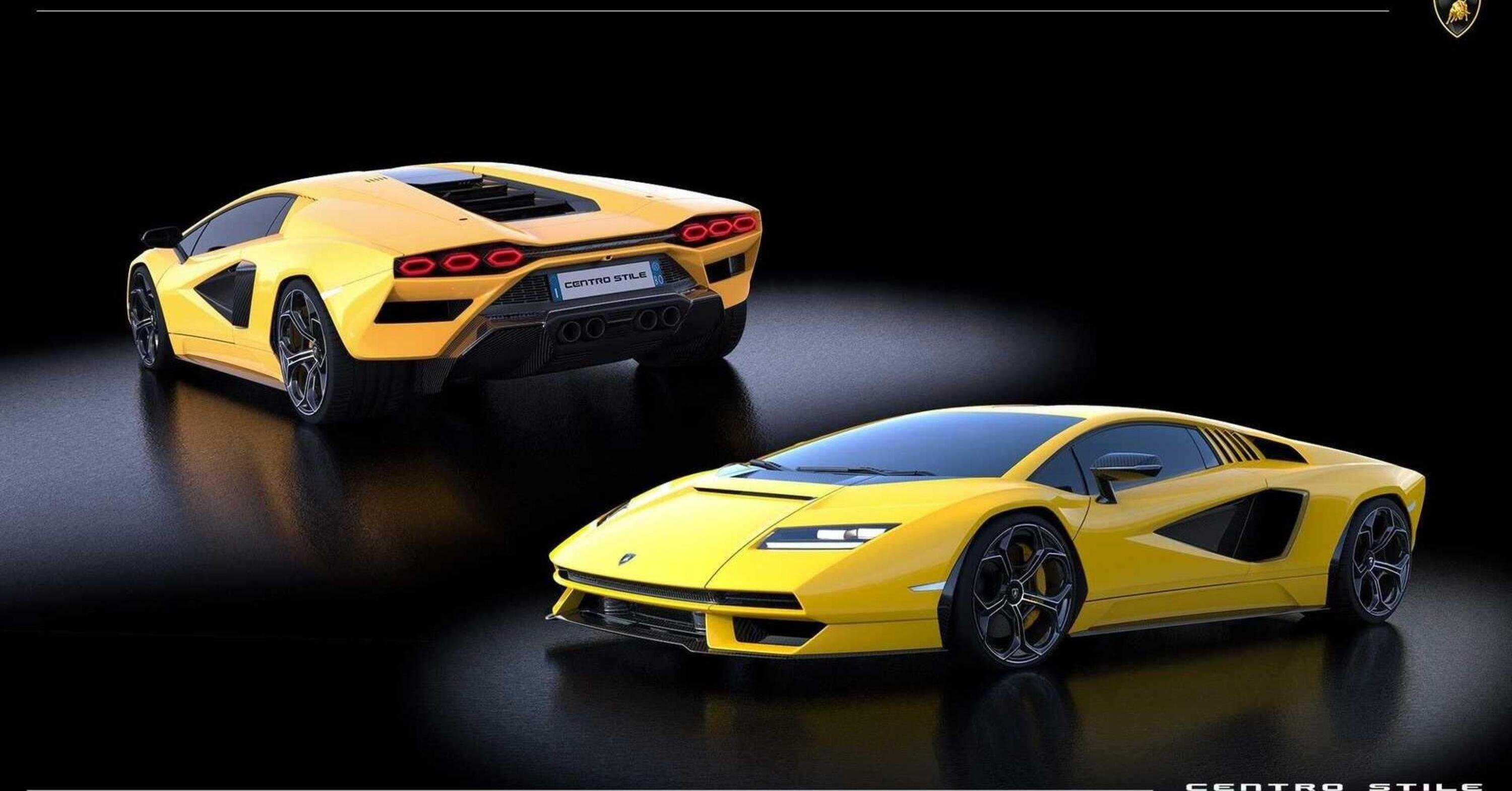 Lamborghini Countach si mostra in tutti i suoi colori