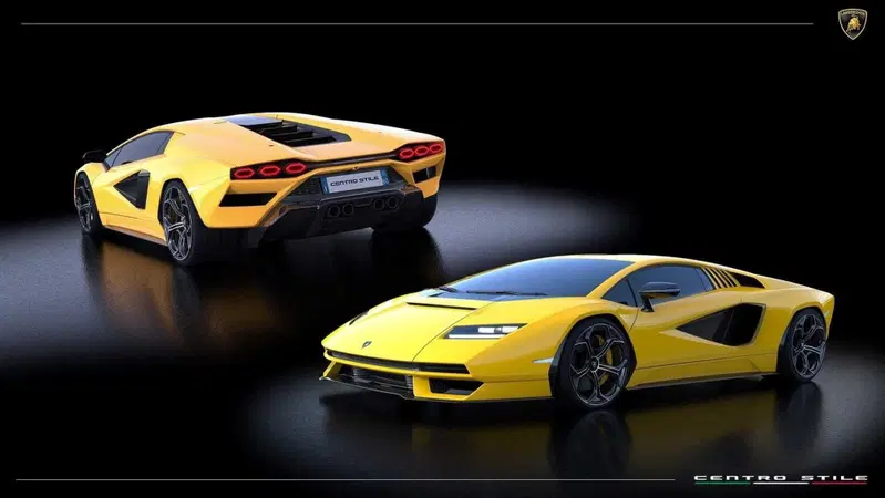 Lamborghini Countach si mostra in tutti i suoi colori