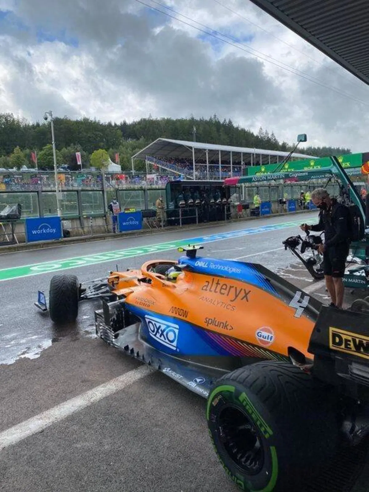 F1, GP Belgio 2021, FP3: Verstappen al top (44)