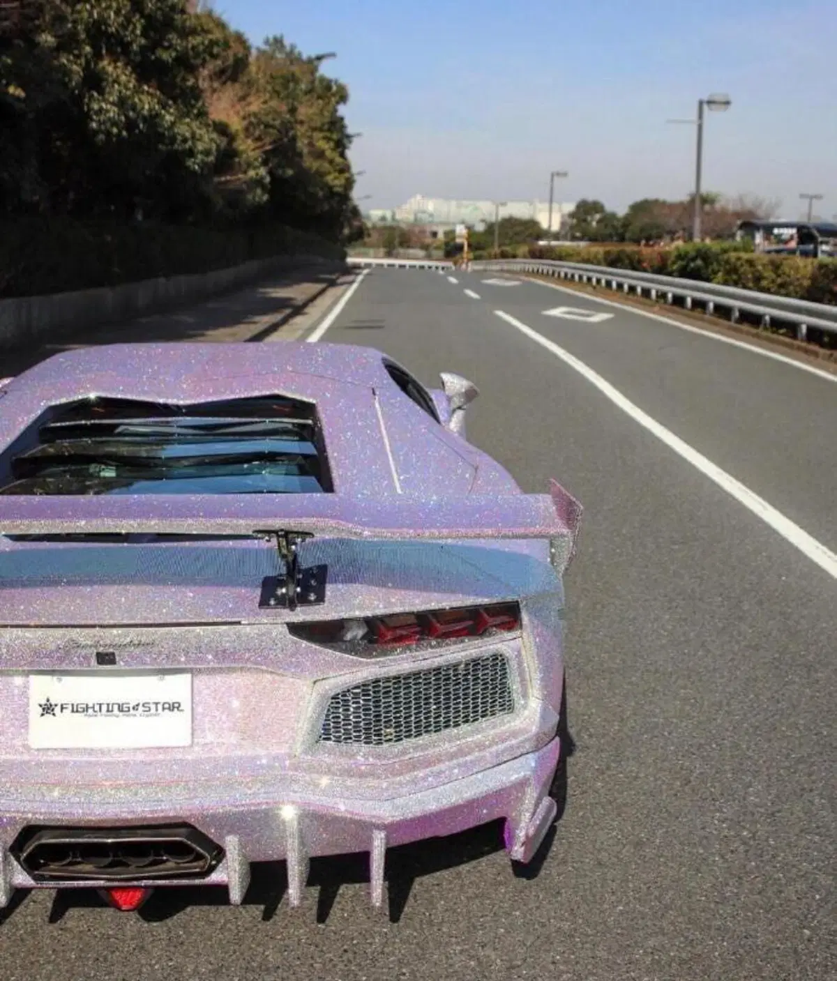 Una Lambo perlata e luccicante (2)