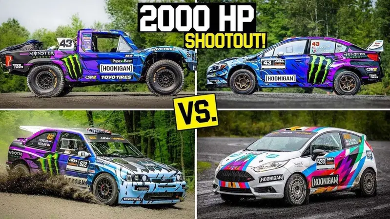 Ken Block, la sfida tra un Pick-Up da 1100 CV e la Ford Fiesta di sua moglie per la&hellip; Scienza [VIDEO]