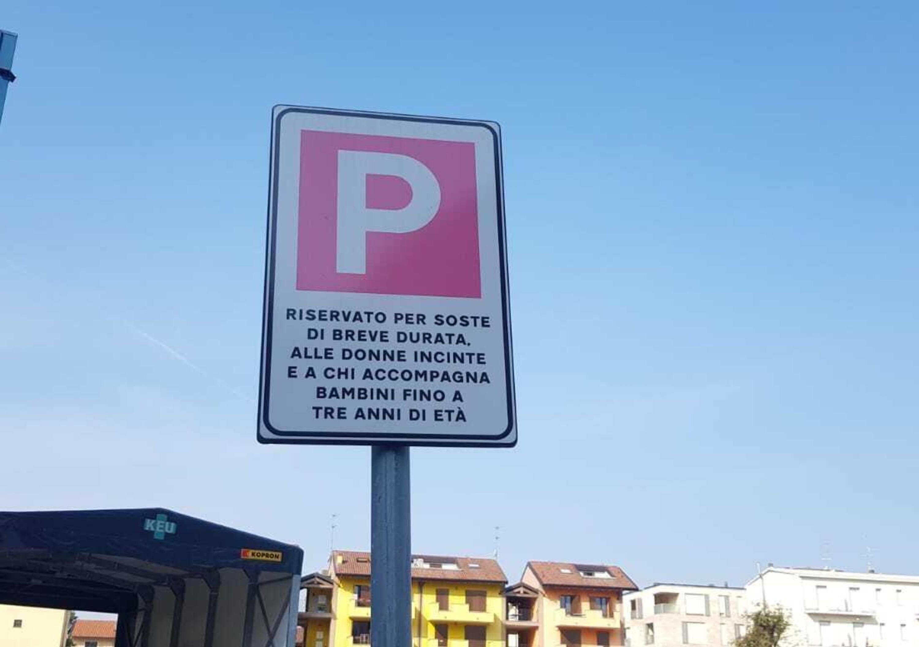Soste riservate alle neomamme in Italia (parcheggi rosa), Scattano le sanzioni