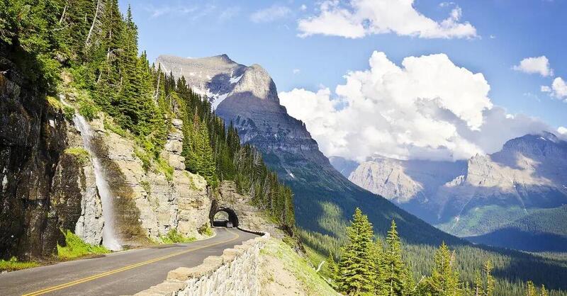 Going to the sun road, USA