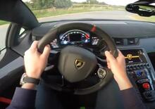 A 332 km/h con la Lamborghini Aventador SVJ. In pista? No, in autostrada! [VIDEO]