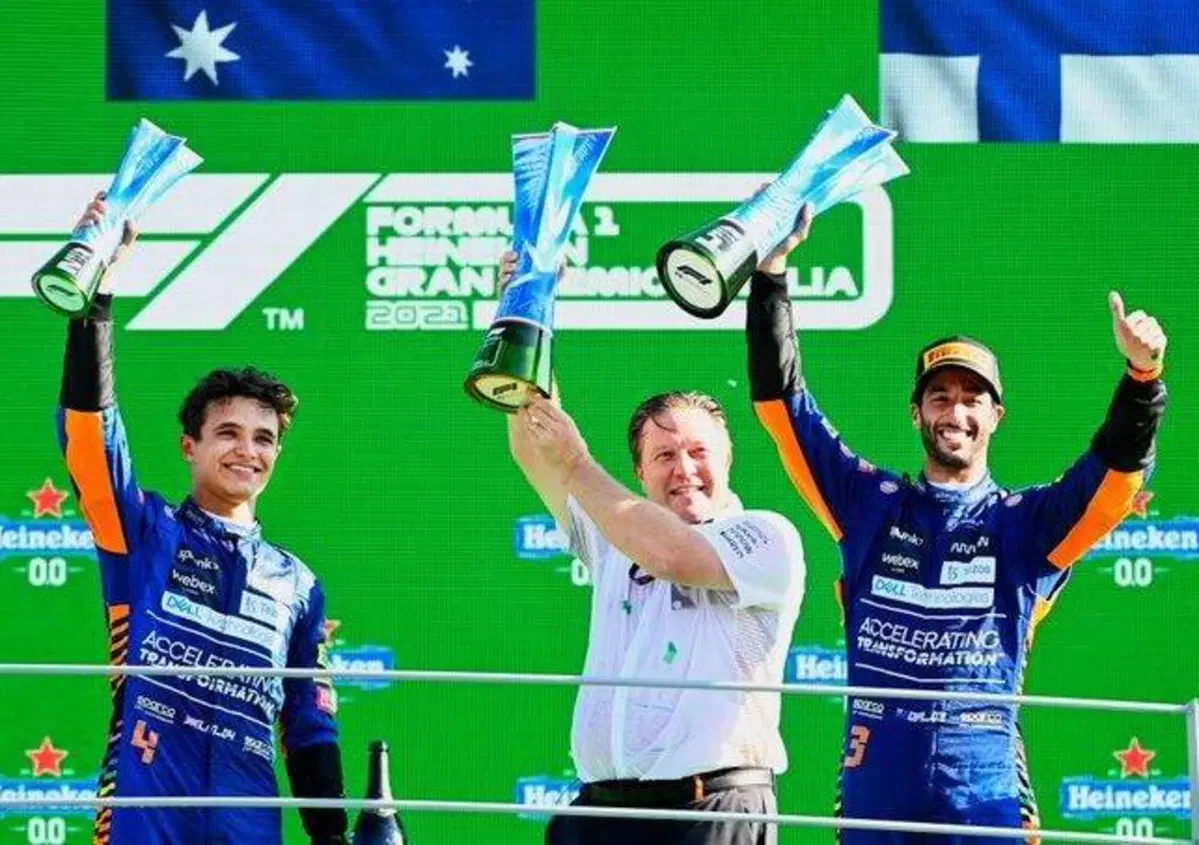 F1, Norris: "Sono contento per la squadra e Daniel"