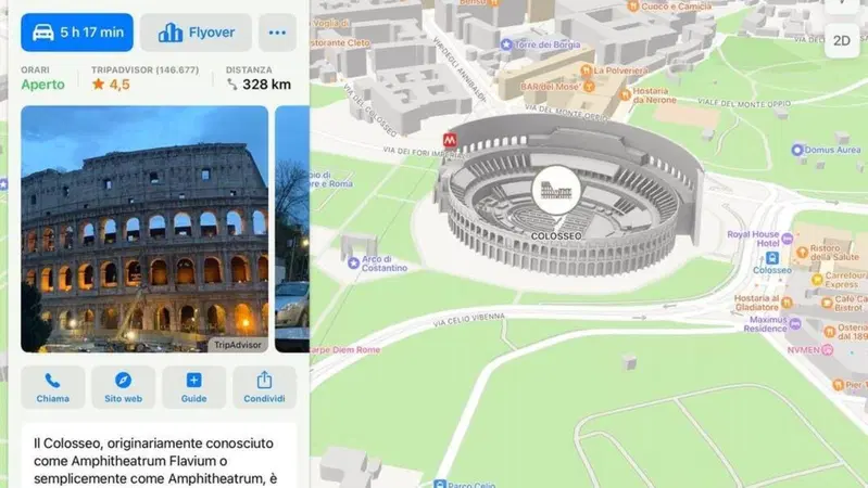 iOS 15 aggiorna l'App Mappe :Italia, San Marino e Citt&agrave; Del Vaticano saranno ancora pi&ugrave; dettagliate