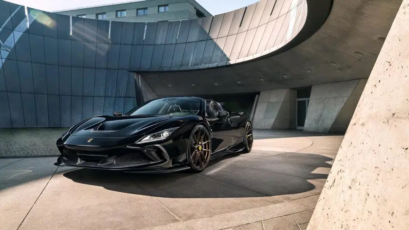 Ferrari F8 Spider Novitec: fibra di carbonio, cerchi forgiati e 802 cavalli di potenza