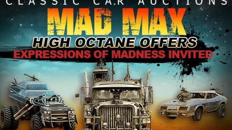Vanno all&rsquo;asta le auto di Mad Max: Fury Road 