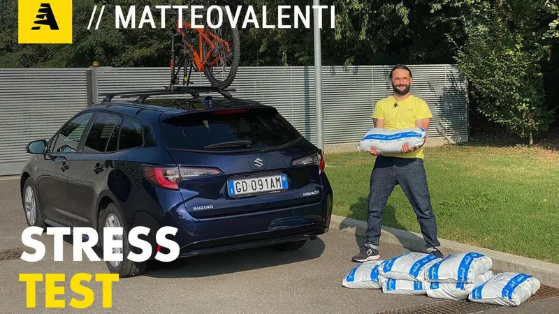 Quanto consuma (davvero) un'ibrida a pieno carico? Stress test con Suzuki Swace [Video]