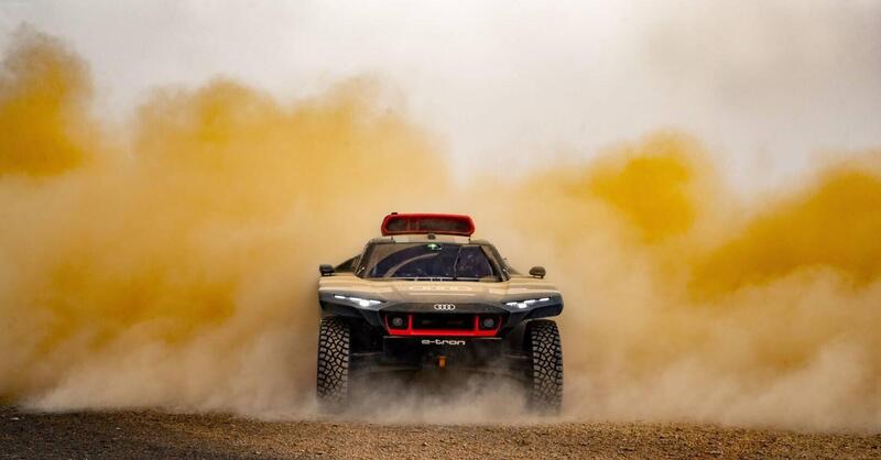 Dakar 2022. AUDI RS Q e-tron. 2 Settimane di test in Marocco