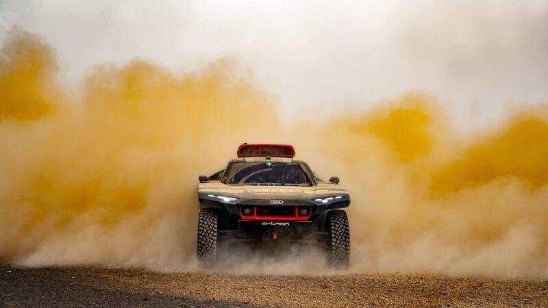 Dakar 2022. AUDI RS Q e-tron. 2 Settimane di test in Marocco