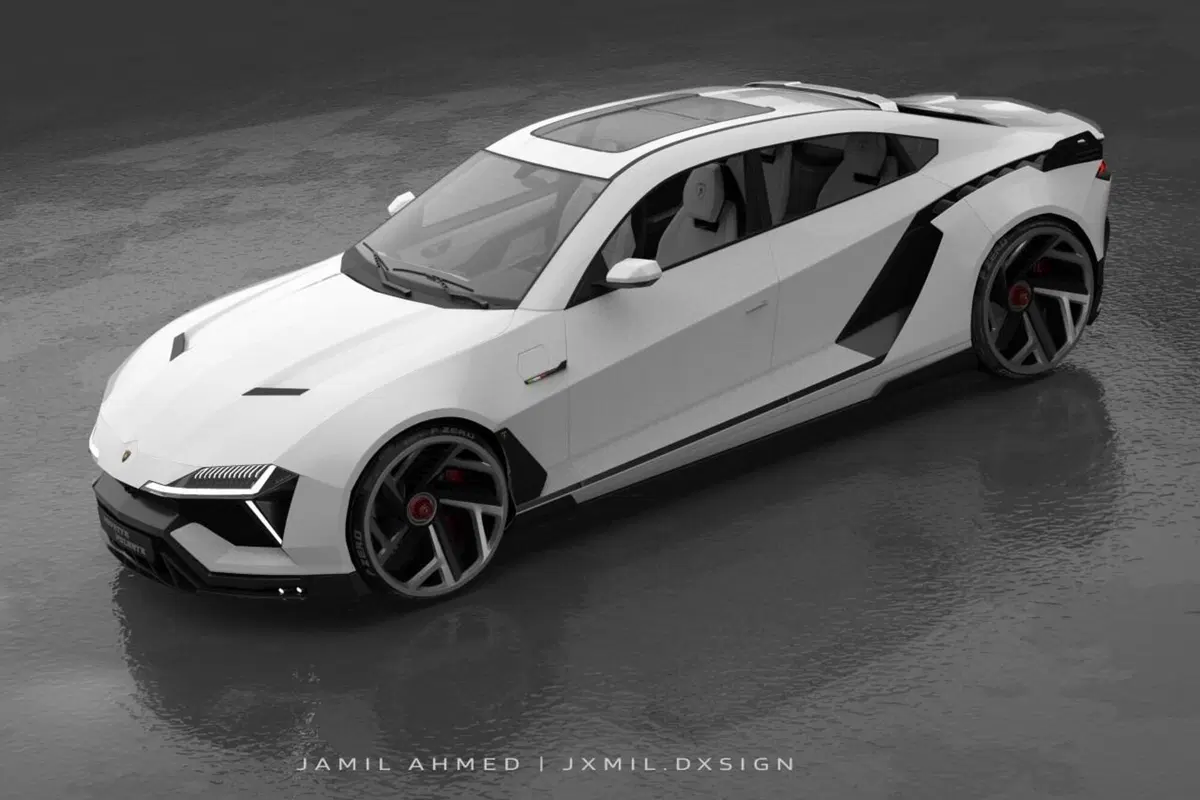Una Lamborghini da 4 posti? Ecco la Navetta Volante (4)