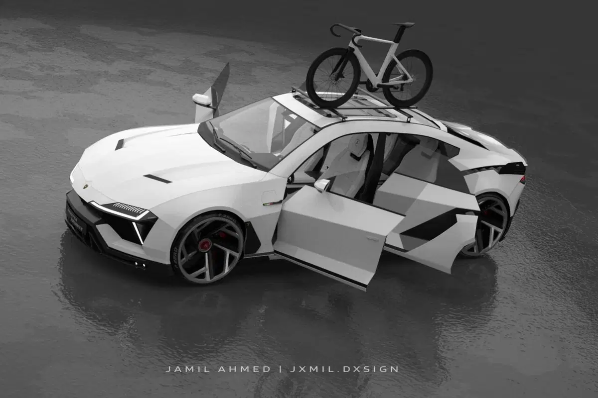 Una Lamborghini da 4 posti? Ecco la Navetta Volante (11)