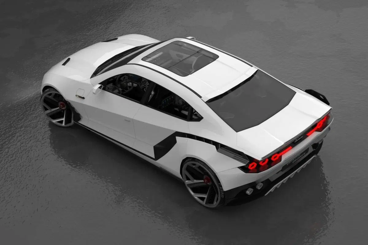 Una Lamborghini da 4 posti? Ecco la Navetta Volante (9)