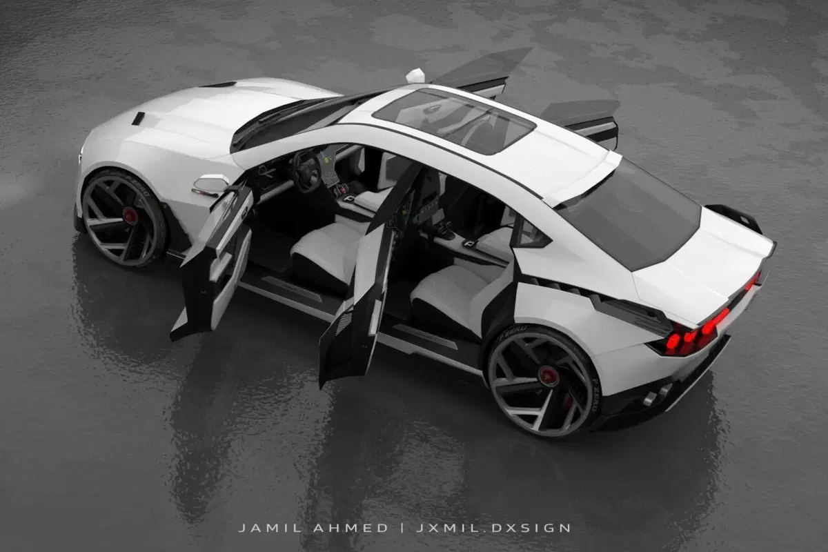 Una Lamborghini da 4 posti? Ecco la Navetta Volante (7)