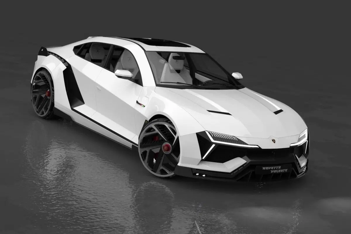 Una Lamborghini da 4 posti? Ecco la Navetta Volante (5)