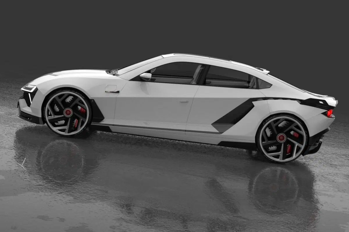 Una Lamborghini da 4 posti? Ecco la Navetta Volante (8)