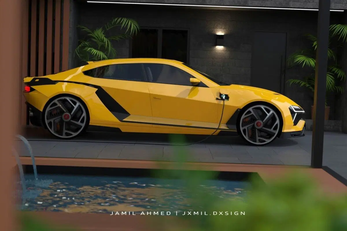 Una Lamborghini da 4 posti? Ecco la Navetta Volante (3)