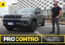 Jeep Compass restyling, PRO e CONTRO | La pagella e tutti i numeri della prova strumentale