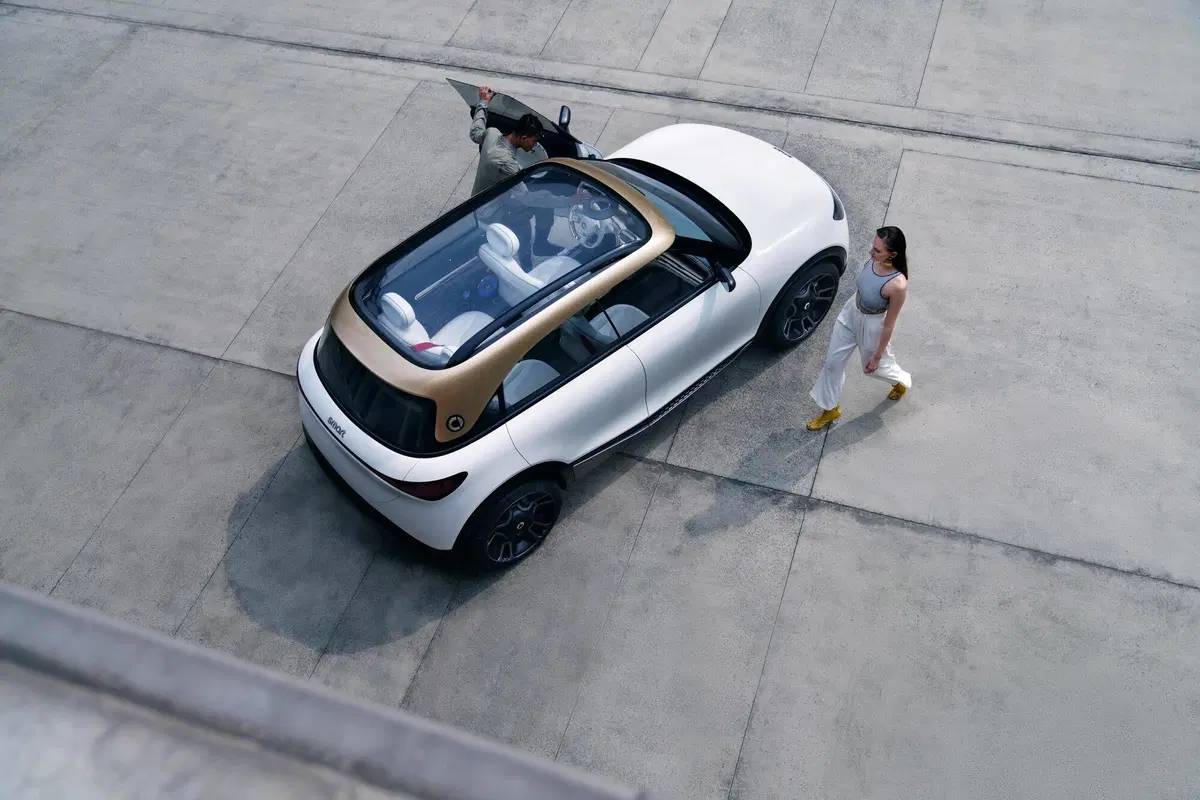 Il nuovo SUV smart dal vivo, In Italia: forte come la volontà di Mercedes e Geely (3)
