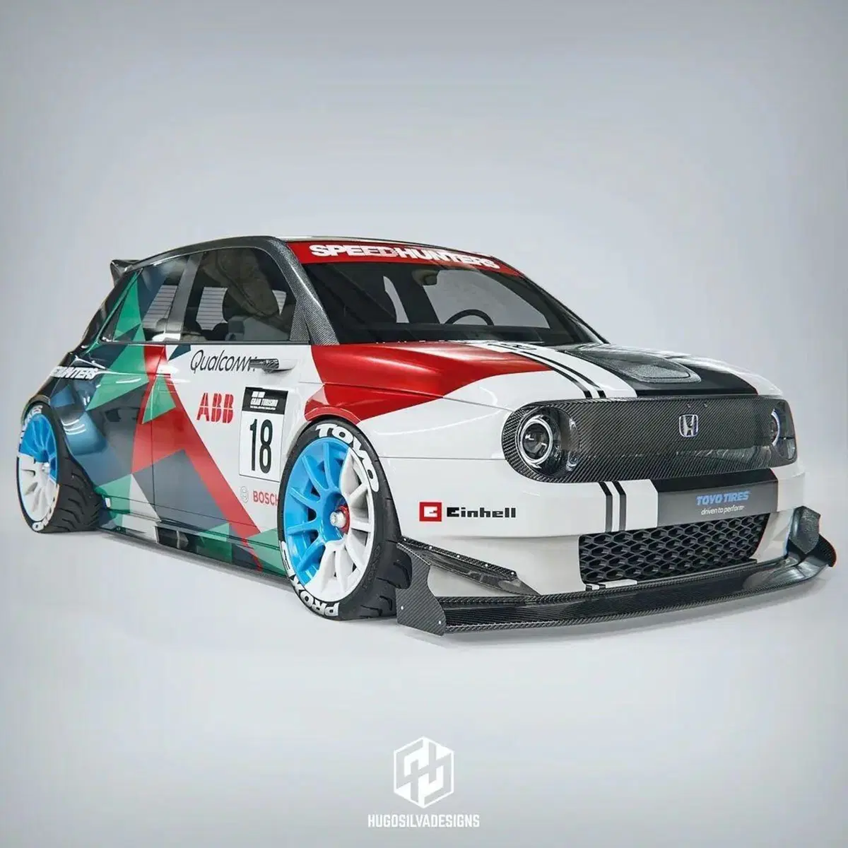 Honda-e in versione racing (2)