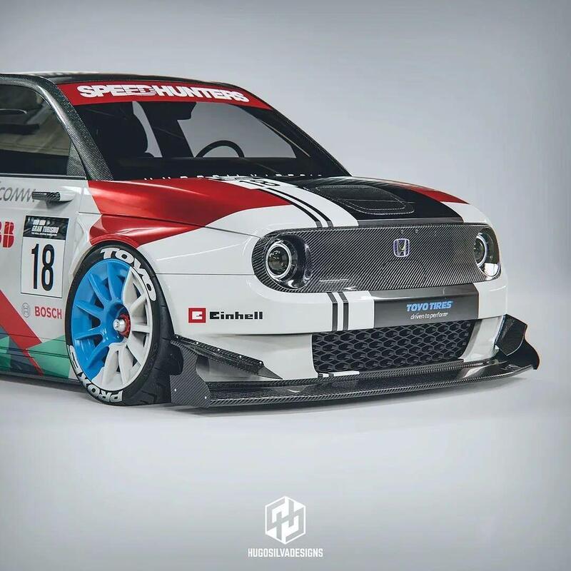 Honda-e in versione racing