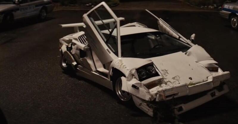 Hollywood, Di Caprio e ...Una Lamborghini Countach rovinata per il cinema