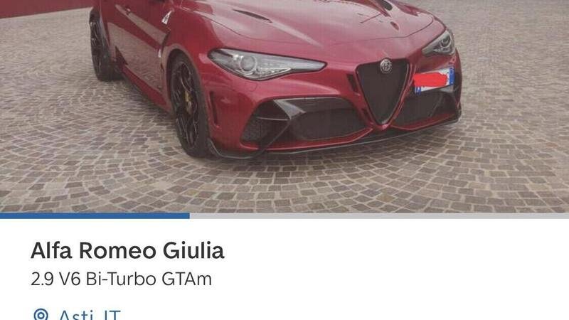Speculazione Alfa Romeo Giulia GTAm: annunci a 340.000 euro!